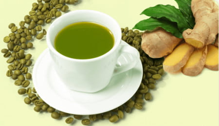 Cafea verde cu ghimbir pentru slabit
